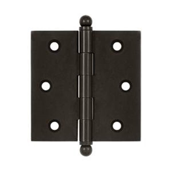Patioplus 2.5 x 2.5 in. Hinge with Ball Tips, Oil Rubbed Bronze - Solid PA2667038